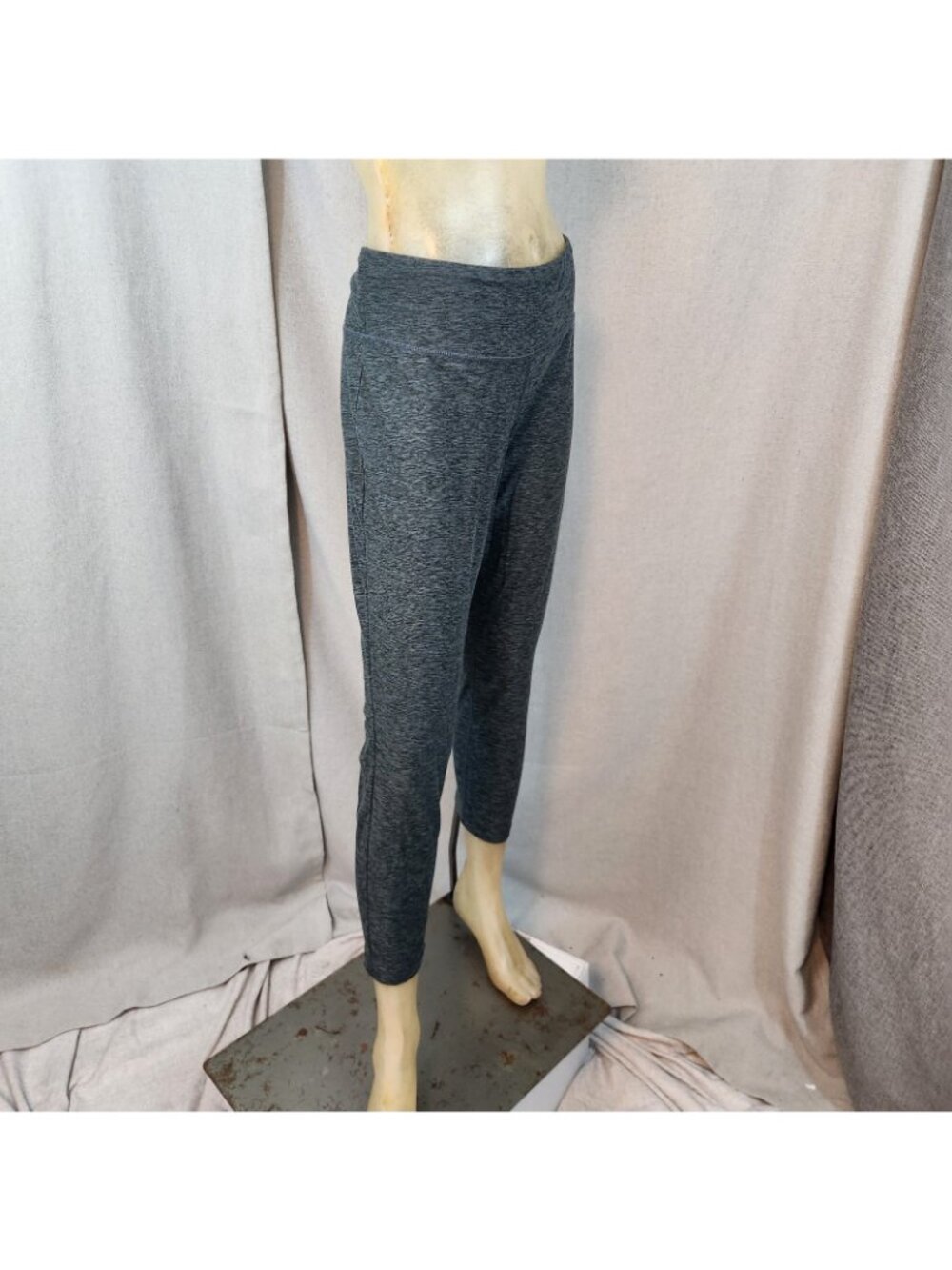 NB Dry New Balance Dark Gray Leggings Stretch Pants Yoga Pant XL XLARGE - Picture 3 of 7